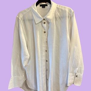 Sanctuary White Linen women's blouse Shirt